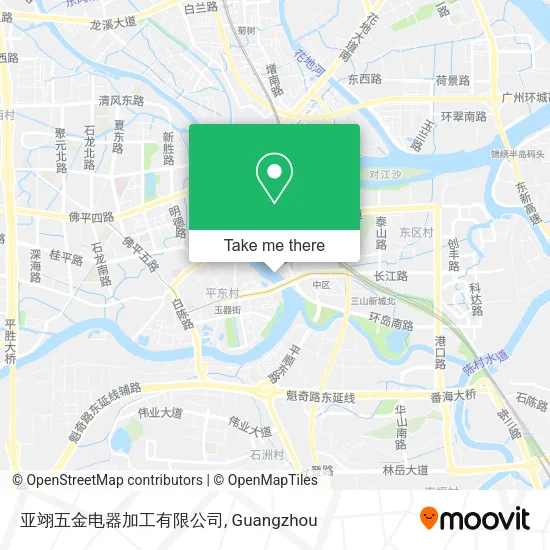 亚翊五金电器加工有限公司 map