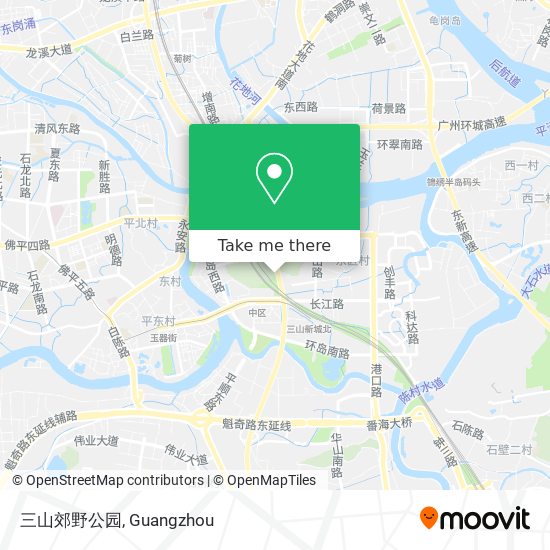 三山郊野公园 map