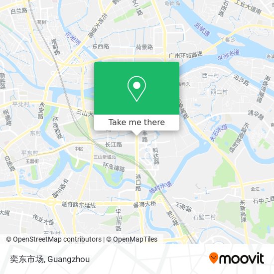 奕东市场 map