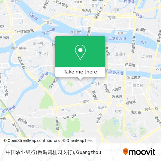 中国农业银行(番禺碧桂园支行) map