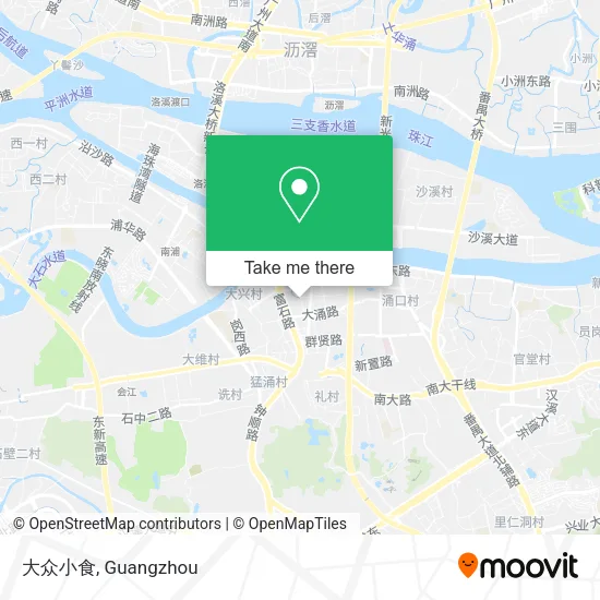 大众小食 map