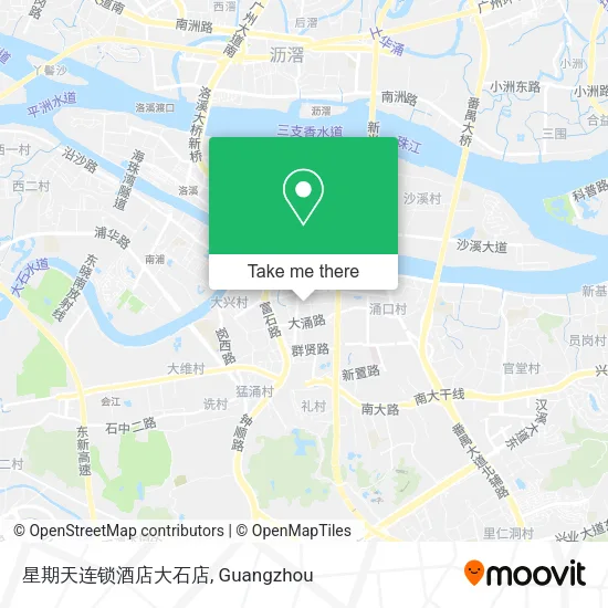 星期天连锁酒店大石店 map