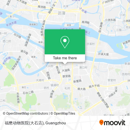 福懋动物医院(大石店) map