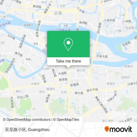 宾至路小区 map