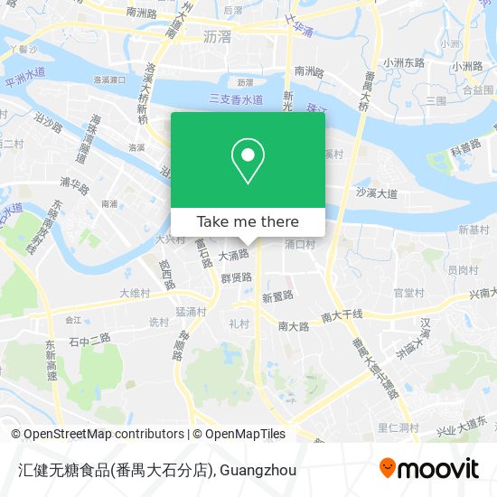 汇健无糖食品(番禺大石分店) map