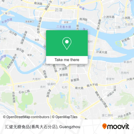 汇健无糖食品(番禺大石分店) map