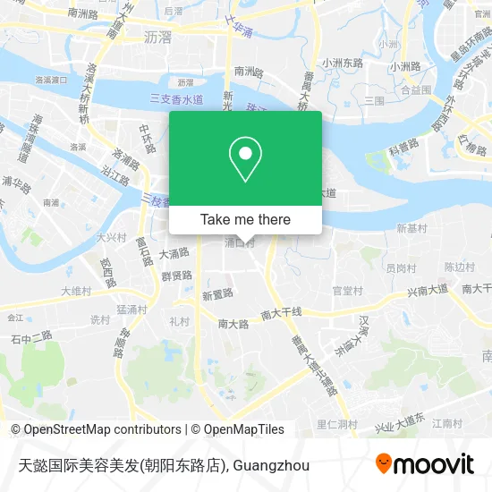 天懿国际美容美发(朝阳东路店) map