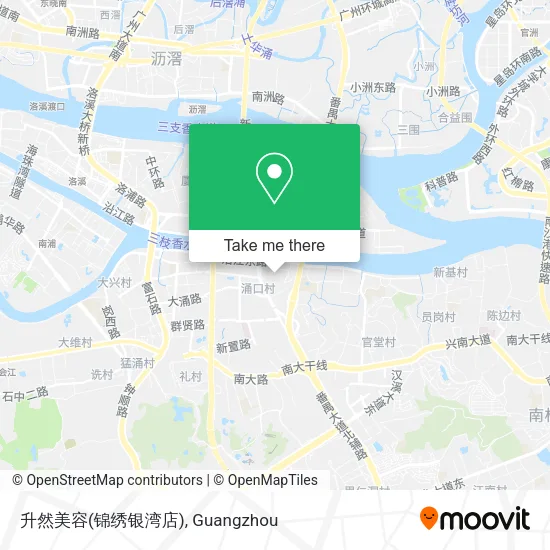 升然美容(锦绣银湾店) map