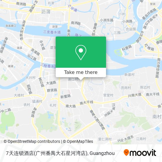 7天连锁酒店(广州番禺大石星河湾店) map