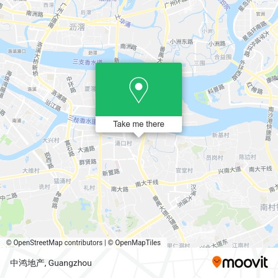 中鸿地产 map
