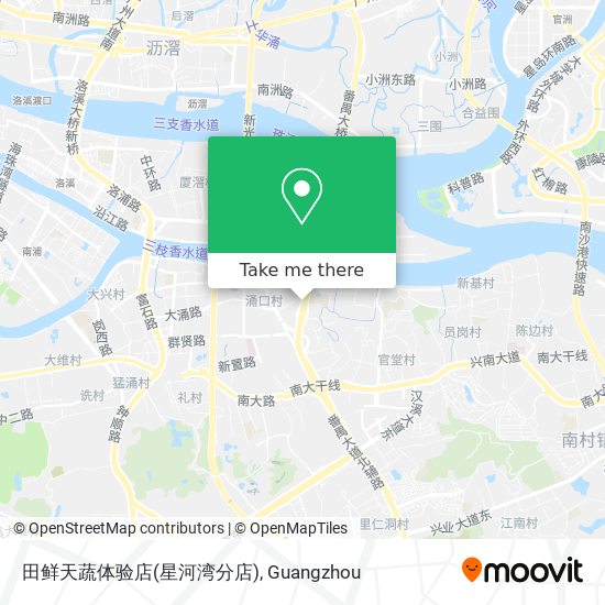 田鲜天蔬体验店(星河湾分店) map