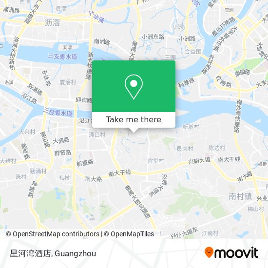 星河湾酒店 map
