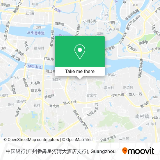 中国银行(广州番禺星河湾大酒店支行) map
