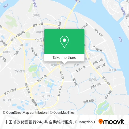 中国邮政储蓄银行24小时自助银行服务 map