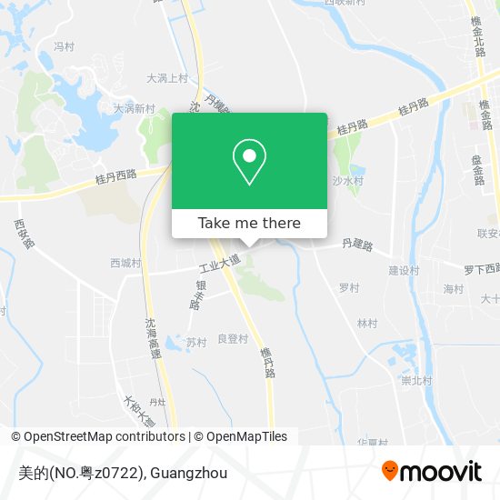 美的(NO.粤z0722) map