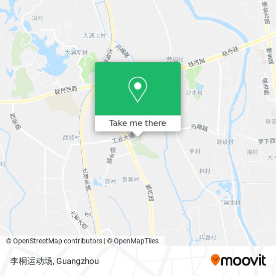 李桐运动场 map