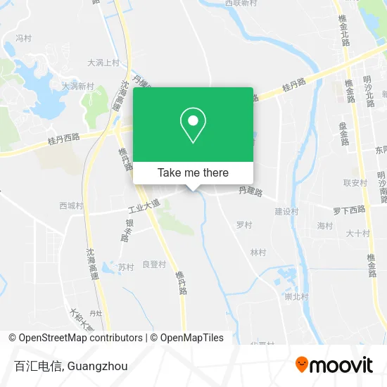 百汇电信 map