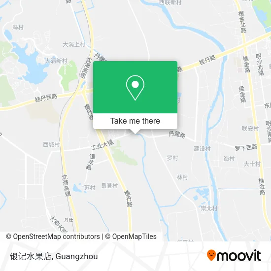 银记水果店 map