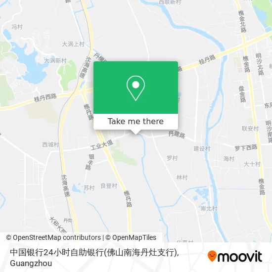 中国银行24小时自助银行(佛山南海丹灶支行) map