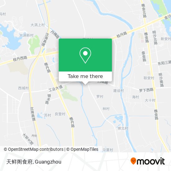 天鲜阁食府 map