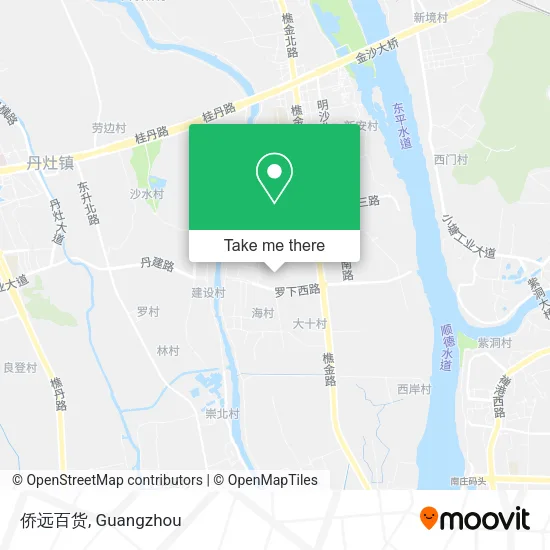 侨远百货 map