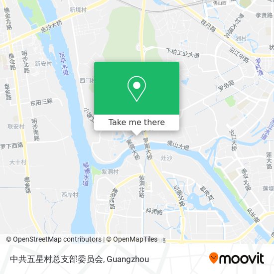 中共五星村总支部委员会 map