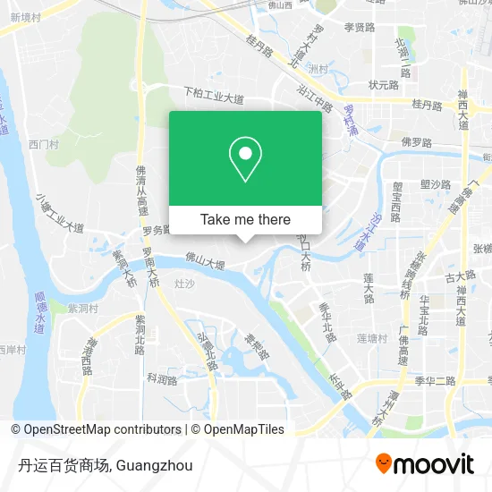 丹运百货商场 map