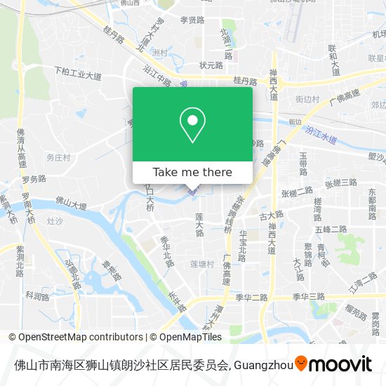 佛山市南海区狮山镇朗沙社区居民委员会 map
