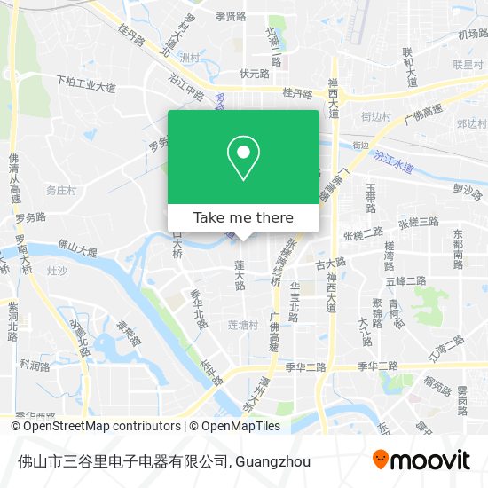 佛山市三谷里电子电器有限公司 map