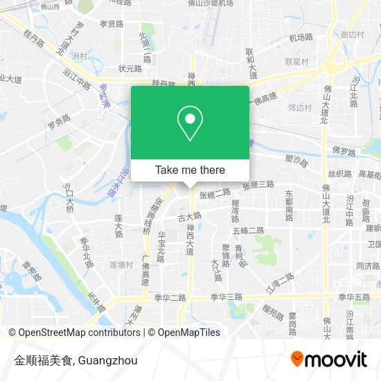 金顺福美食 map