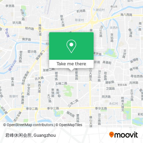 君峰休闲会所 map