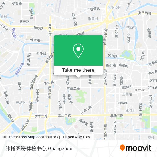 张槎医院-体检中心 map