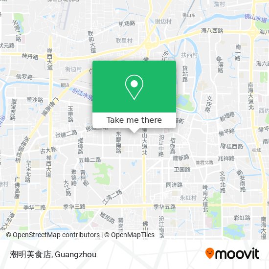 潮明美食店 map