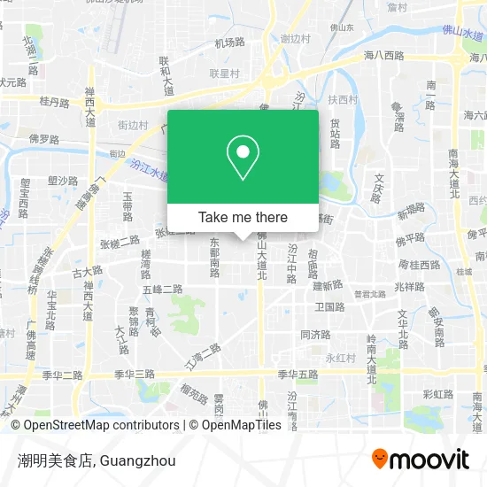 潮明美食店 map