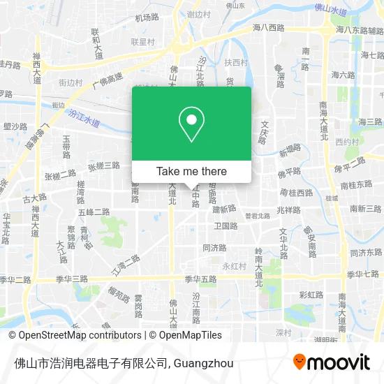 佛山市浩润电器电子有限公司 map