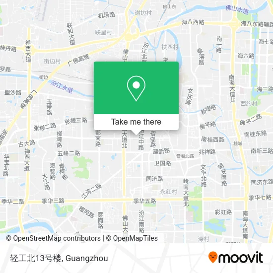 轻工北13号楼 map