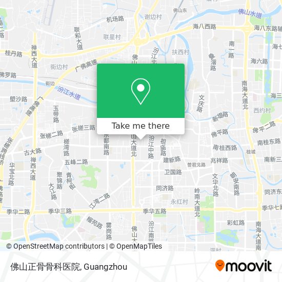 佛山正骨骨科医院 map