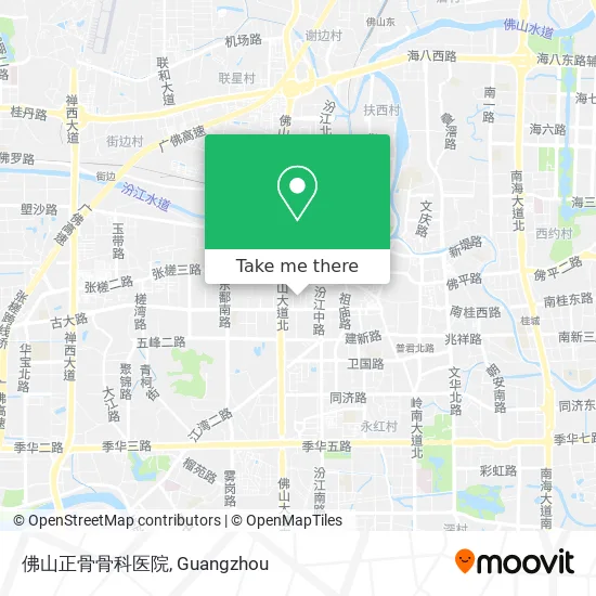 佛山正骨骨科医院 map