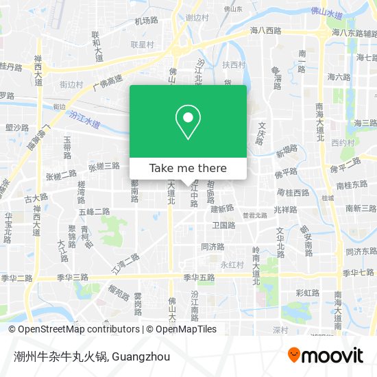 潮州牛杂牛丸火锅 map