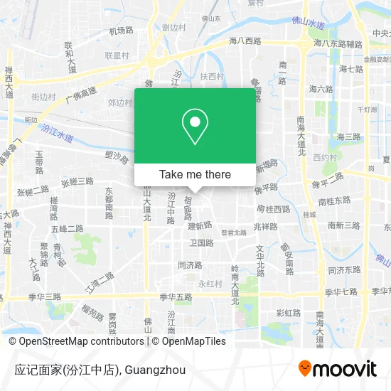 应记面家(汾江中店) map