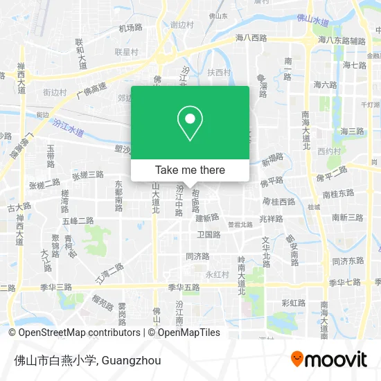 佛山市白燕小学 map