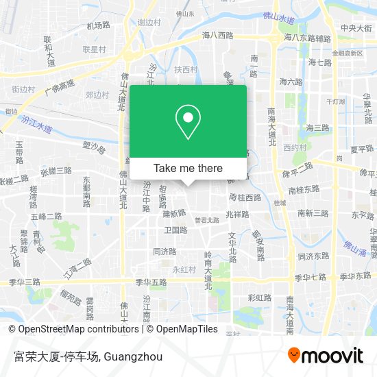 富荣大厦-停车场 map