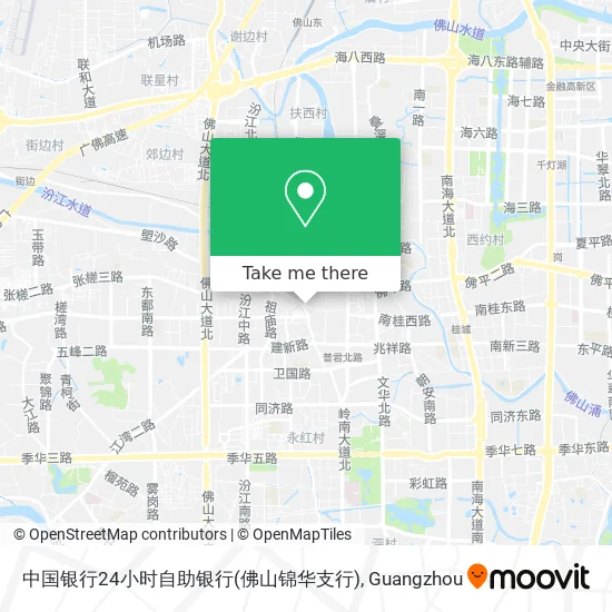中国银行24小时自助银行(佛山锦华支行) map