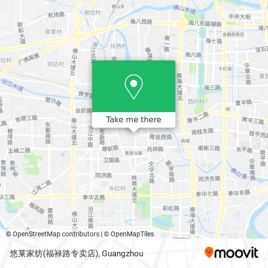 悠莱家纺(福禄路专卖店) map