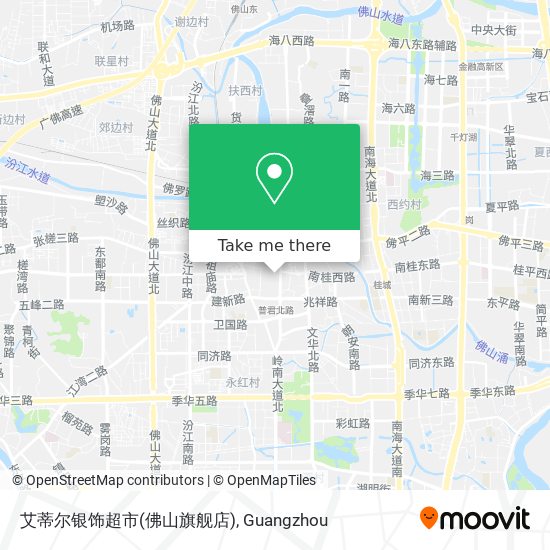 艾蒂尔银饰超市(佛山旗舰店) map