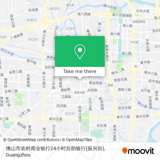 佛山市农村商业银行24小时自助银行(振兴街) map