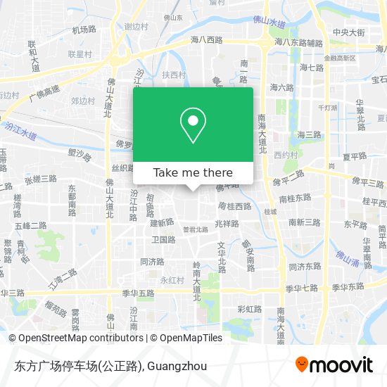 东方广场停车场(公正路) map