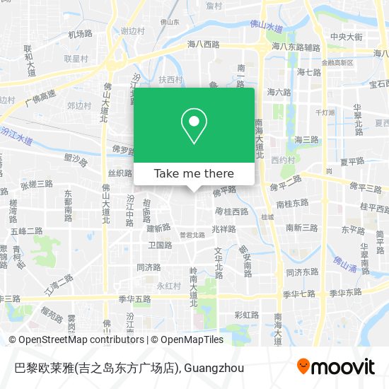 巴黎欧莱雅(吉之岛东方广场店) map