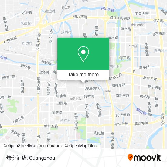 炜悦酒店 map
