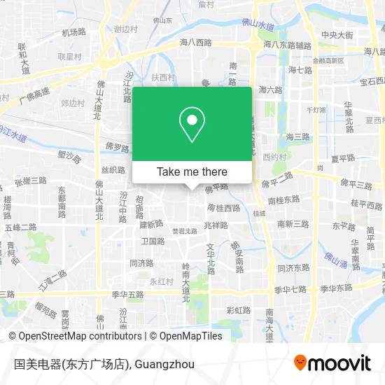 国美电器(东方广场店) map